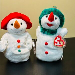 Christmas TY Beanie Babies Lot of 2